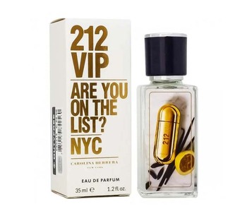 МИНИ ПАРФЮМ CAROLINA HERRERA 212 VIP ARE YOU ON THE LISTE EDP FOR WOMEN 35 ml