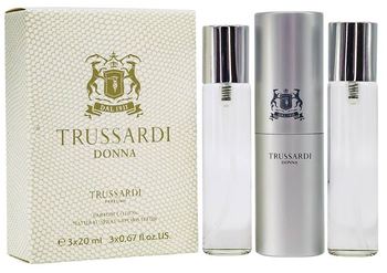 TRUSSARDI DONNA FOR WOMEN 3x20 ml