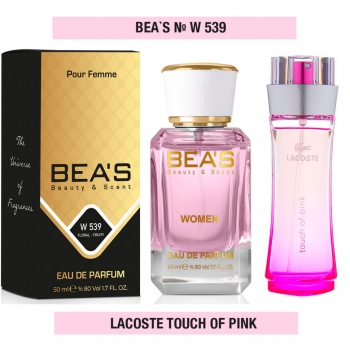 W 539 ПАРФЮМ BEAS LACOSTE TOUCH OF PINK 50 ml