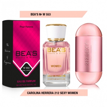 W 553 ПАРФЮМ BEAS CAROLINA HERRERA 212 SEXY WOMEN 50 ml