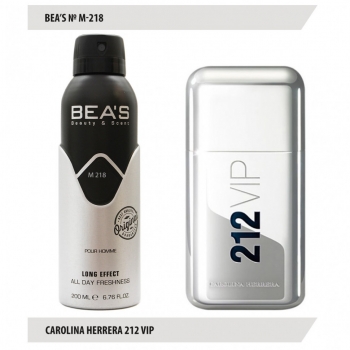 M 218 ДЕЗОДОРАНТ BEAS CAROLINA HERRERA 212 VIP MEN 200ML