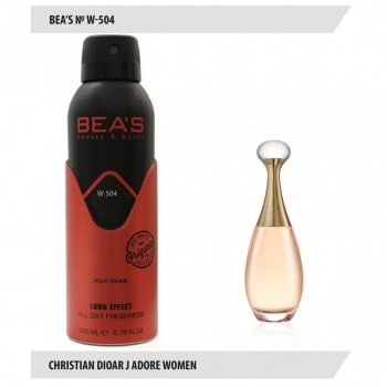 W 504 ДЕЗОДОРАНТ BEAS DIOR J ADORE WOMEN 200ML