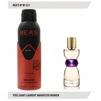 W 521 ДЕЗОДОРАНТ BEAS YVES SAINT LAURENT MANIFESTO 200ML