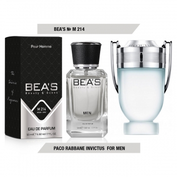 M 214 ПАРФЮМ BEAS PACO RABBANE INVICTUS 50ML